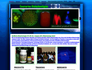 geomarinebiotech.com screenshot
