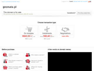 geomata.pl screenshot