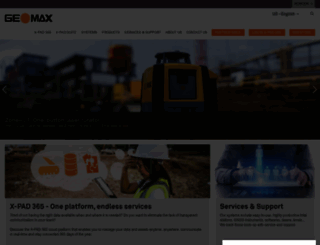 geomax-positioning.com screenshot