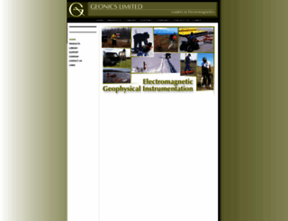 geonics.com screenshot