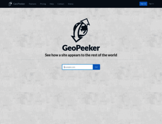 geopeeker.com screenshot