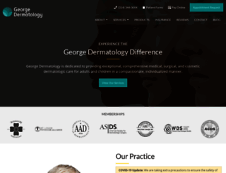 georgedermatology.com screenshot