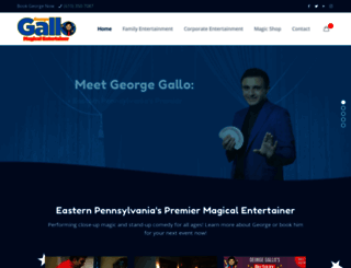 georgegallomagic.com screenshot