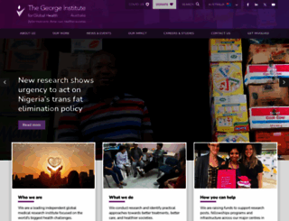 georgeinstitute.org.au screenshot