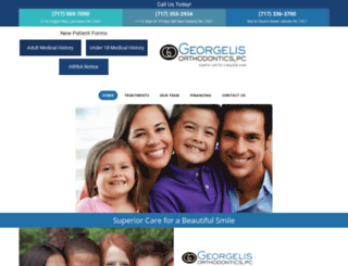 georgelisorthodontics.com screenshot