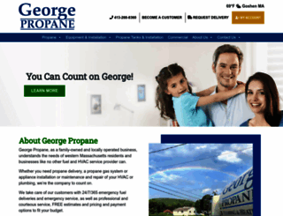 georgepropane.com screenshot