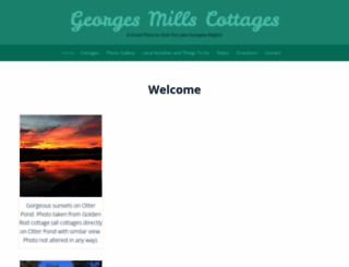 georgesmillscottages.com screenshot