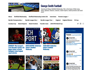georgesmithfootball.wordpress.com screenshot
