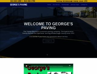 georgespaving.com screenshot