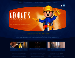georgesplumbinghvac.com screenshot