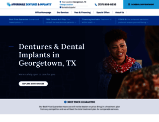 georgetown.dentalservice.net screenshot