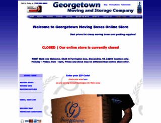 georgetownmovingboxes.com screenshot