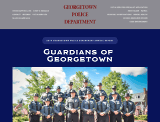 georgetownpolicede.com screenshot