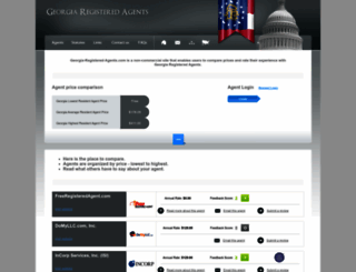georgia-registered-agents.com screenshot