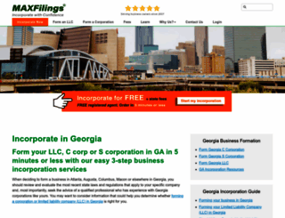 georgia.maxfilings.com screenshot