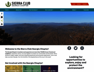 georgia.sierraclub.org screenshot