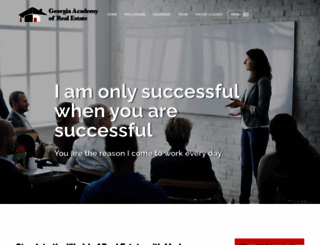 georgiaacademyofrealestate.com screenshot