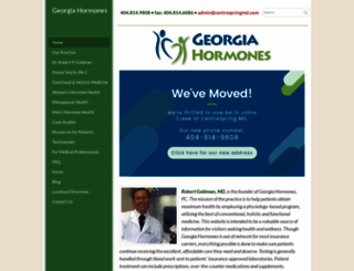 georgiahormones.com screenshot
