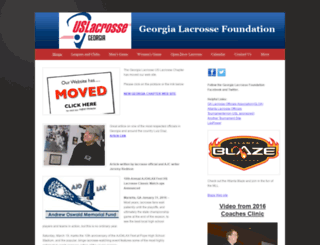 georgialacrossefoundation.webs.com screenshot