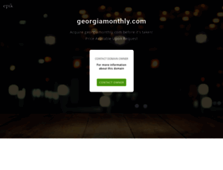 georgiamonthly.com screenshot