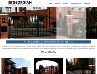 georgiangates.com screenshot