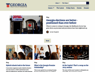 georgiapolicy.org screenshot