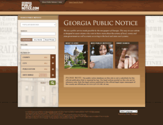 georgiapublicnotice.com screenshot