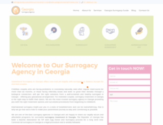georgiasurrogacyagency.com screenshot