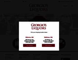 georgiosliquors.com screenshot