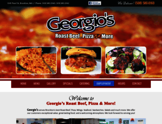 georgiosroastbeefandpizza.com screenshot