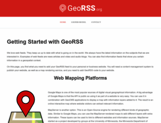 georss.org screenshot