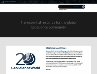 geoscienceworld.org screenshot