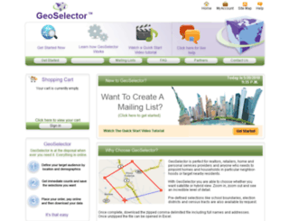 geoselector.com screenshot
