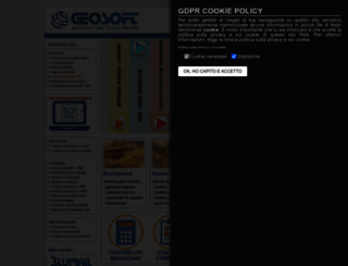 geosoftware.it screenshot