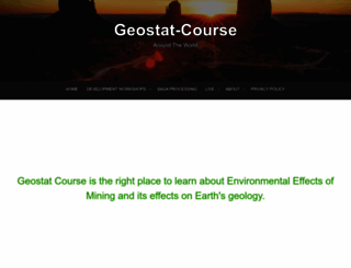 geostat-course.org screenshot