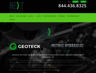 geoteckservicesinc.com screenshot