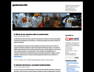 geotecnia.info screenshot