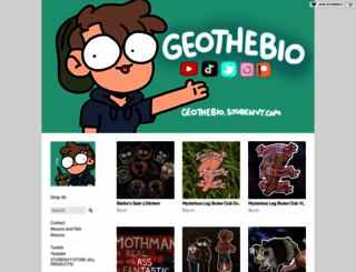 geothebio.storenvy.com screenshot