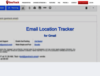 geotrack.email screenshot