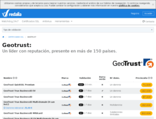 geotrust.redalia.es screenshot