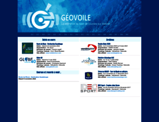 geovoile.org screenshot