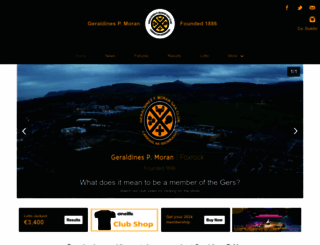 geraldinesgaa.ie screenshot