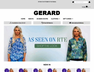 gerardfashions.com screenshot