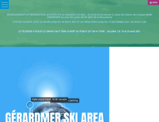 gerardmer-ski.com screenshot