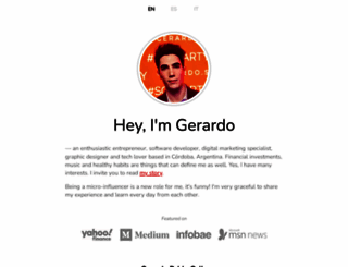 gerardogallo.com screenshot