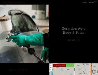 gerardosautobodyandpaint.com screenshot