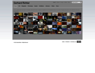 gerhard-richter.com screenshot