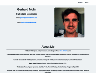 gerhardmolin.com screenshot