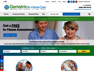 geriatricinhomecare.com screenshot
