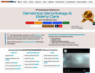 geriatrics-gerontology.insightconferences.com screenshot